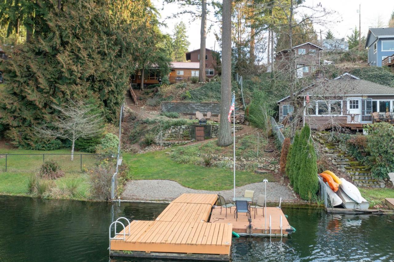 Koi Story Cabin On The Lake - Waterfront, Near Bike Trail メイプルバレー  エクステリア 写真