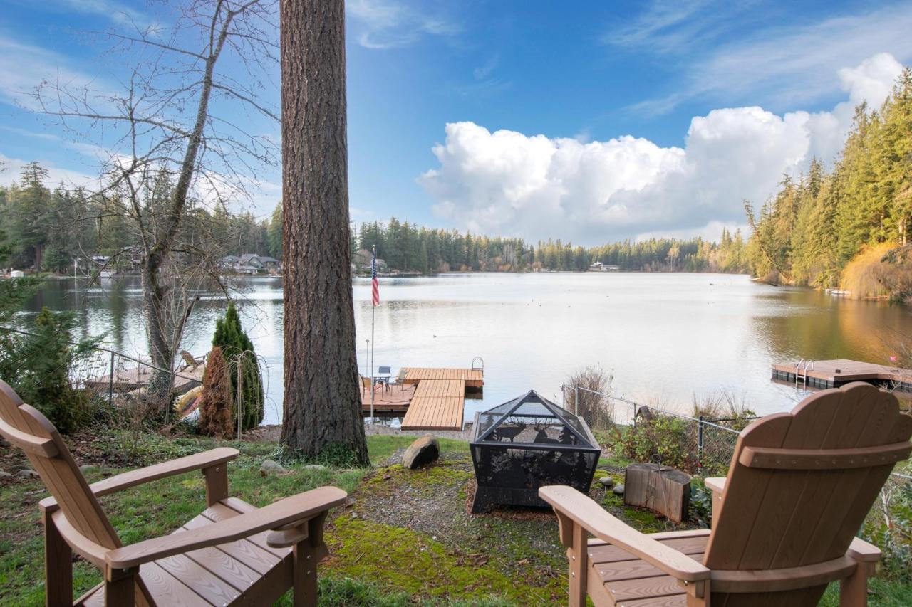 Koi Story Cabin On The Lake - Waterfront, Near Bike Trail メイプルバレー  エクステリア 写真